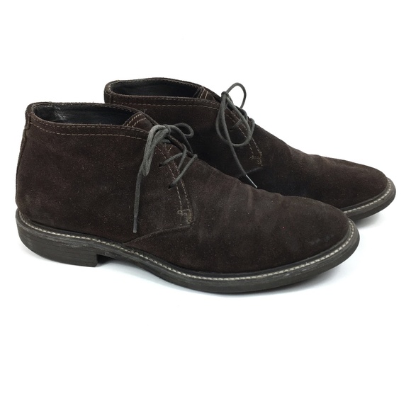 Free Press Brown Suede Leather Chukka Boots Sz 10 main image 4